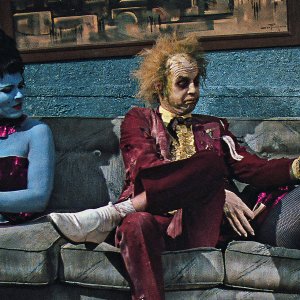 Beetlejuice - Spiritello porcello: Michael Keaton in una sequenza