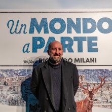 Un mondo a parte: Riccardo Milani in una foto della premiere a Pescasseroli