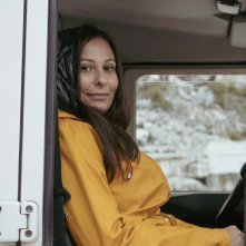 Michelangelo - Santo e Peccatore: Chiara Battistini in un momento di relax sul set di Michelangelo