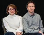 Anna Boden e Ryan Fleck, sceneggiatori e registi di Captain Marvel, al lavoro su alcuni episodi di Criminal