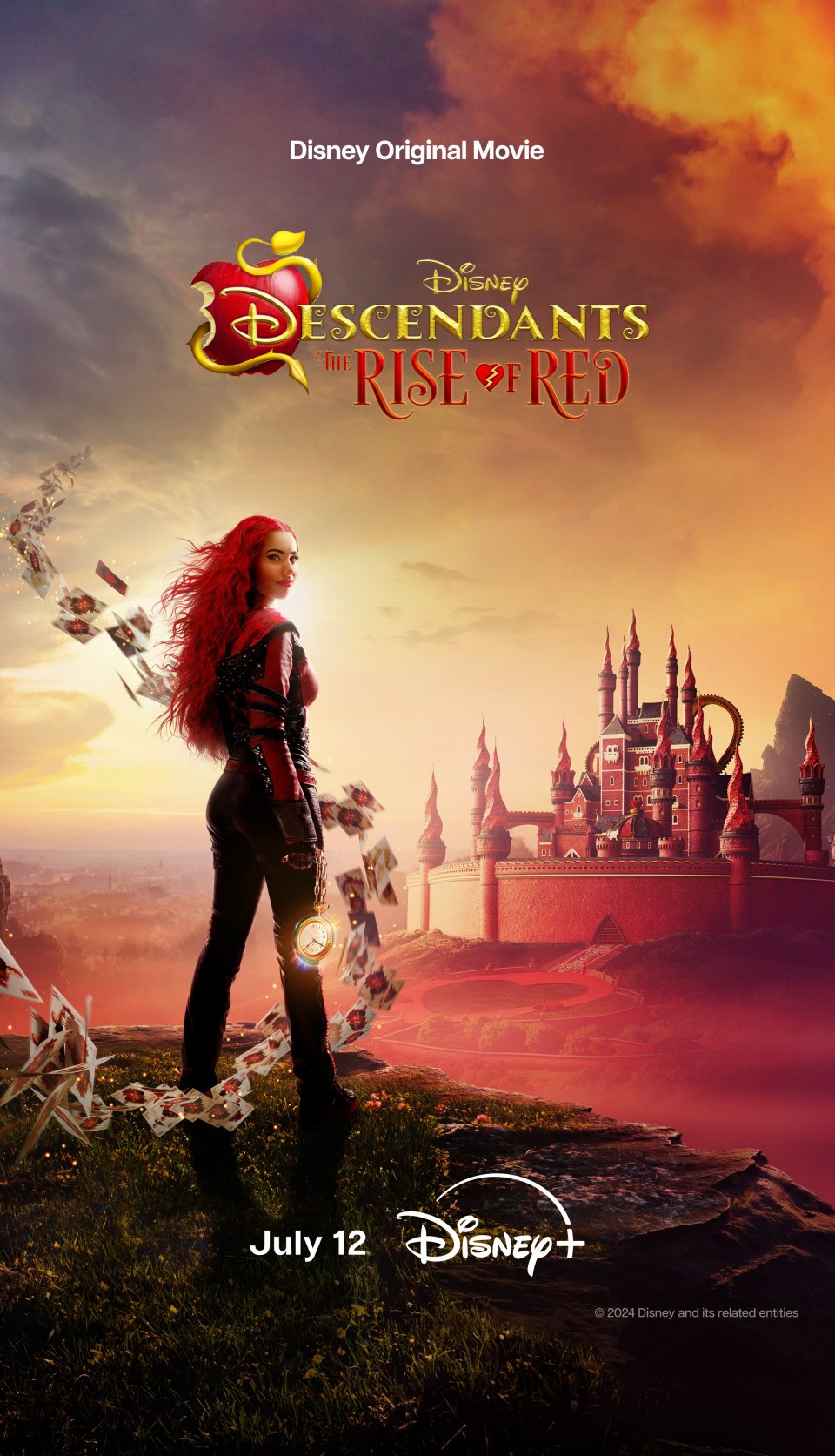 Descendants The Rise Of Red Poster