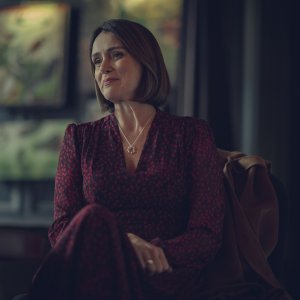 Scoop: Keeley Hawes in una scena del film