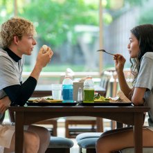 Challengers: Zendaya, Mike Faist in una scena del film