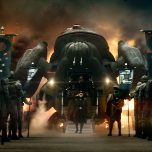 Rebel Moon - Parte 2: La Sfregiatrice, Ed Skrein in una scena