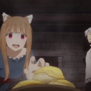 Spice and Wolf: Merchant Meets the Wise Wolf - i protagonisti in una scena
