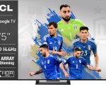 Amazon: il TCL 75T8A Google TV QLED 75 pollici, VRR 144Hz, 4K Ultra HD, Full Array Local Dimming è in sconto