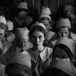 The Girl with the Needle: Vic Carmen Sonne in una scena