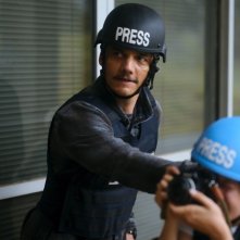 Civil War: Wagner Moura, Cailee Spaeny in una scena del film