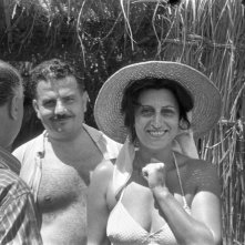 Il cassetto segreto: Anna Magnani sul set del film Vulcano