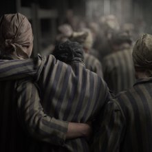 Una scena della serie Il tatuatore di Auschwitz