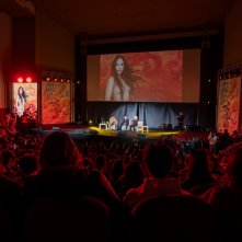 Elodie e Milo Manara al panel del Comicon 2024