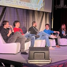 Il panel con i doppiatori di anime condotto dalla nostra Erika Sciamanna al Comicon 2024