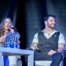 Stanislav Janevski durante il panel del Comicon 2024