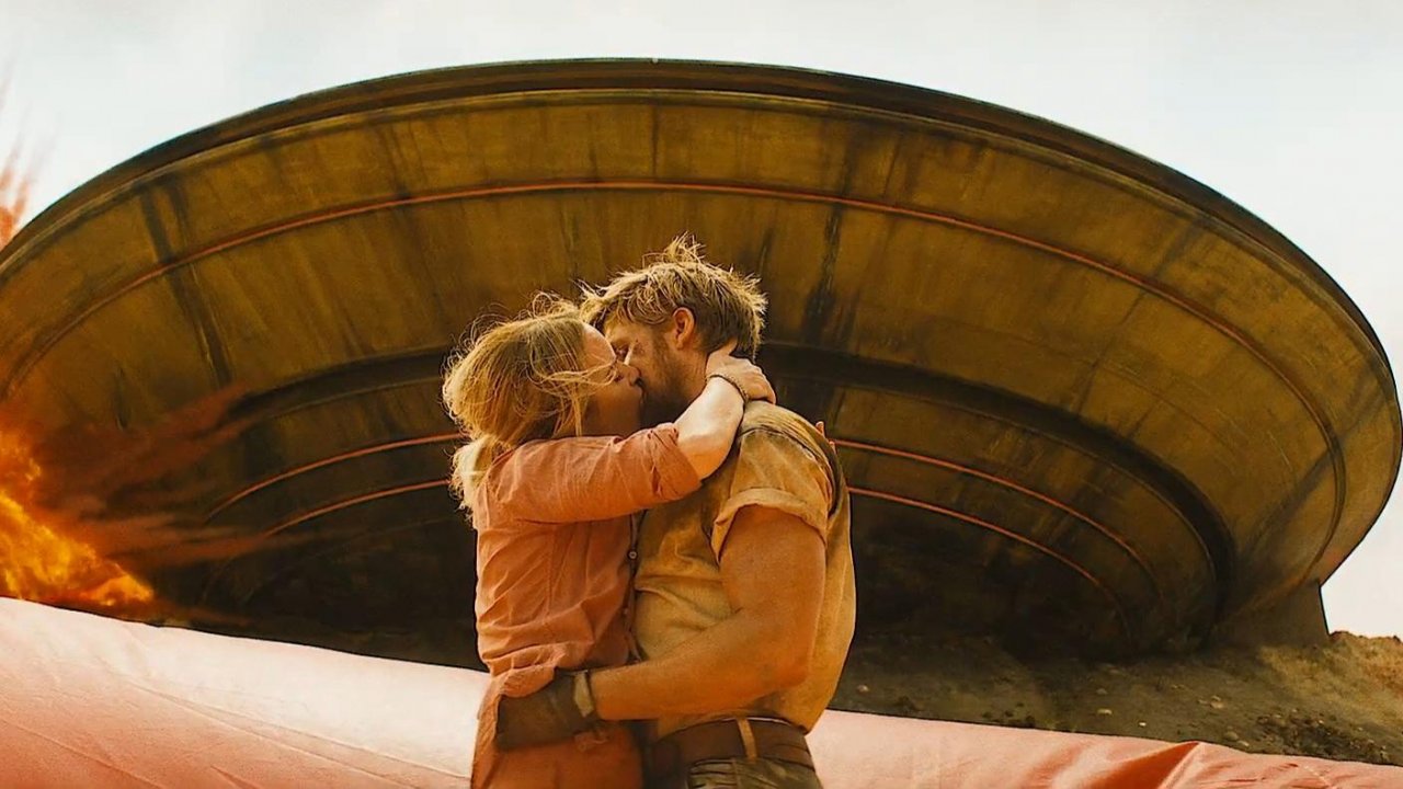 Primo piano di Ryan Gosling in The Fall Guy