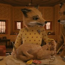Il signore e la signora Fox in un'immagine di Fantastic Mr. Fox