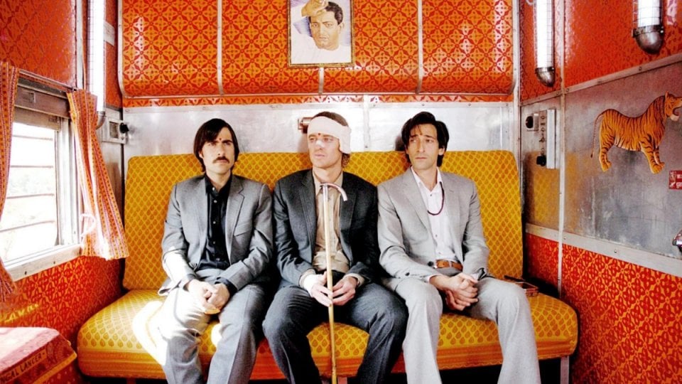 Jason Schwartzman, Owen Wilson e Adrien Brody in una bella immagine de Il treno per il Darjeeling