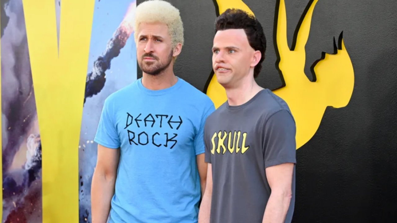 Ryan Gosling e Mikey Day in versione Beavis & Butt-Head sorprendono i fan sul red carpet di The Fall Guy