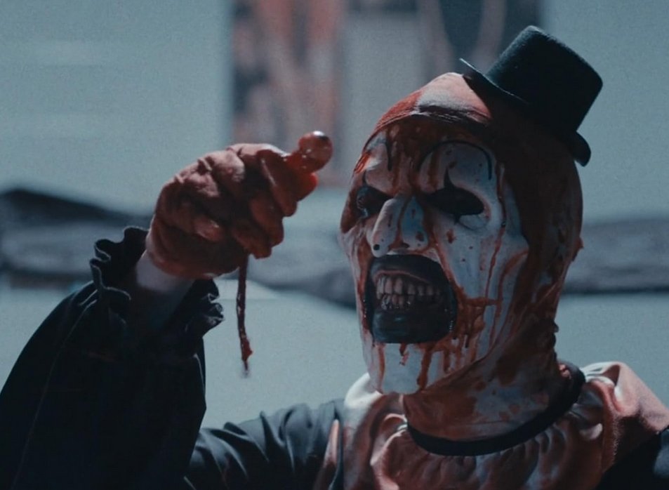 Terrifier 3: Art il clown è terrificante nella prima foto ufficiale del film