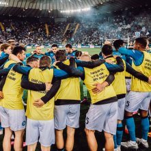 Sarò con te: la squadra del Napoli in campo