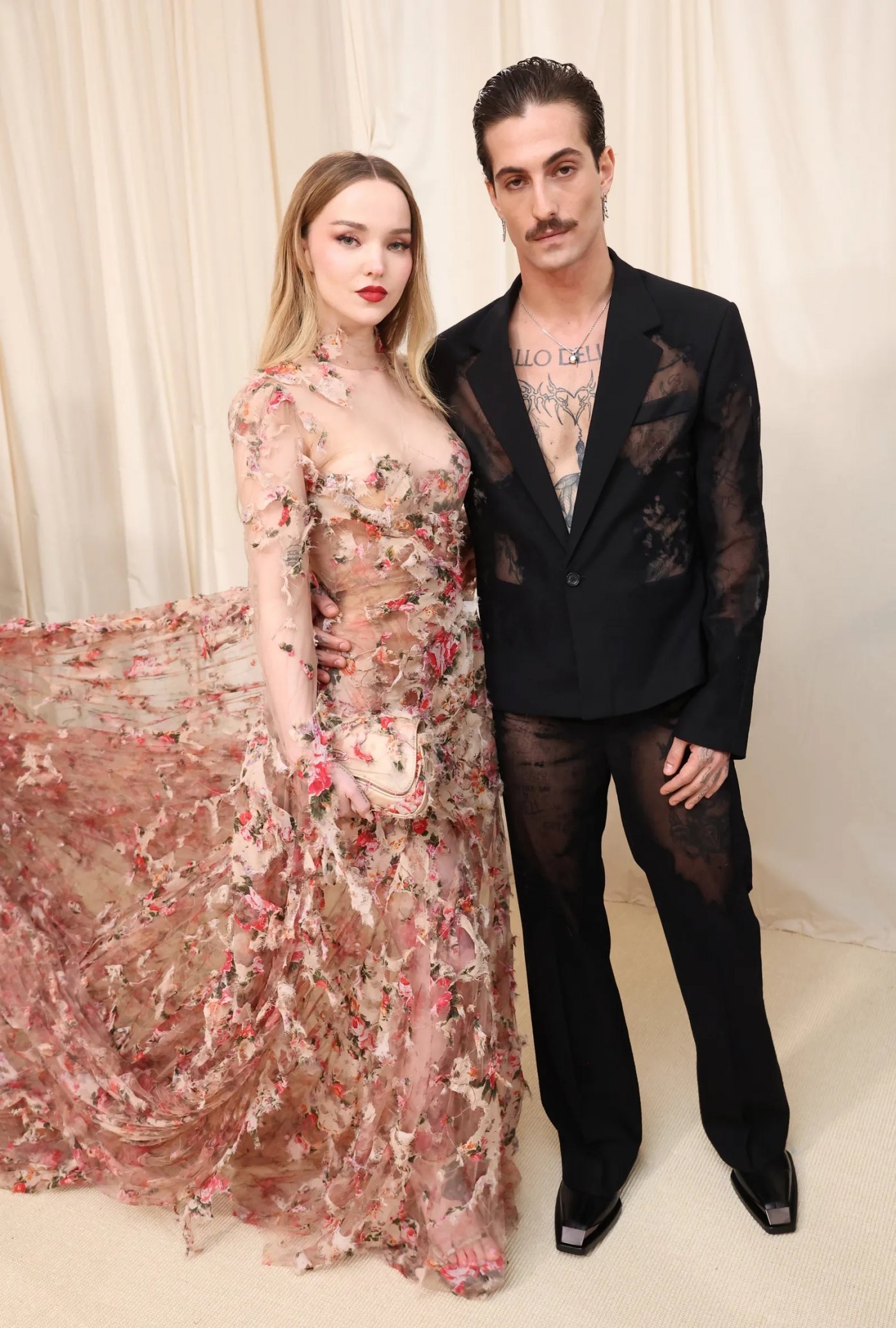 Damiano Dei M Neskin Al Met Gala 2024 Con Dove Cameron Baci E Sguardi   Damiano 2 Jpg 1400x0 Crop Q85 