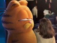 Garfield: rissa in sala durante la proiezione del film animato, spettatori sotto shock