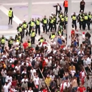 The Final: attacco a Wembley, una scena del film