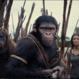 Il regno del pianeta delle scimmie: una scena del film