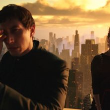 Megalopolis: Adam Driver e Nathalie Emmanuel in una scena