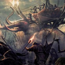 Un'immagine del film animato La guerra dei Rohirrim