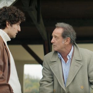 The Second Act: Louis Garrel, Vincent Lindon in una scena del film