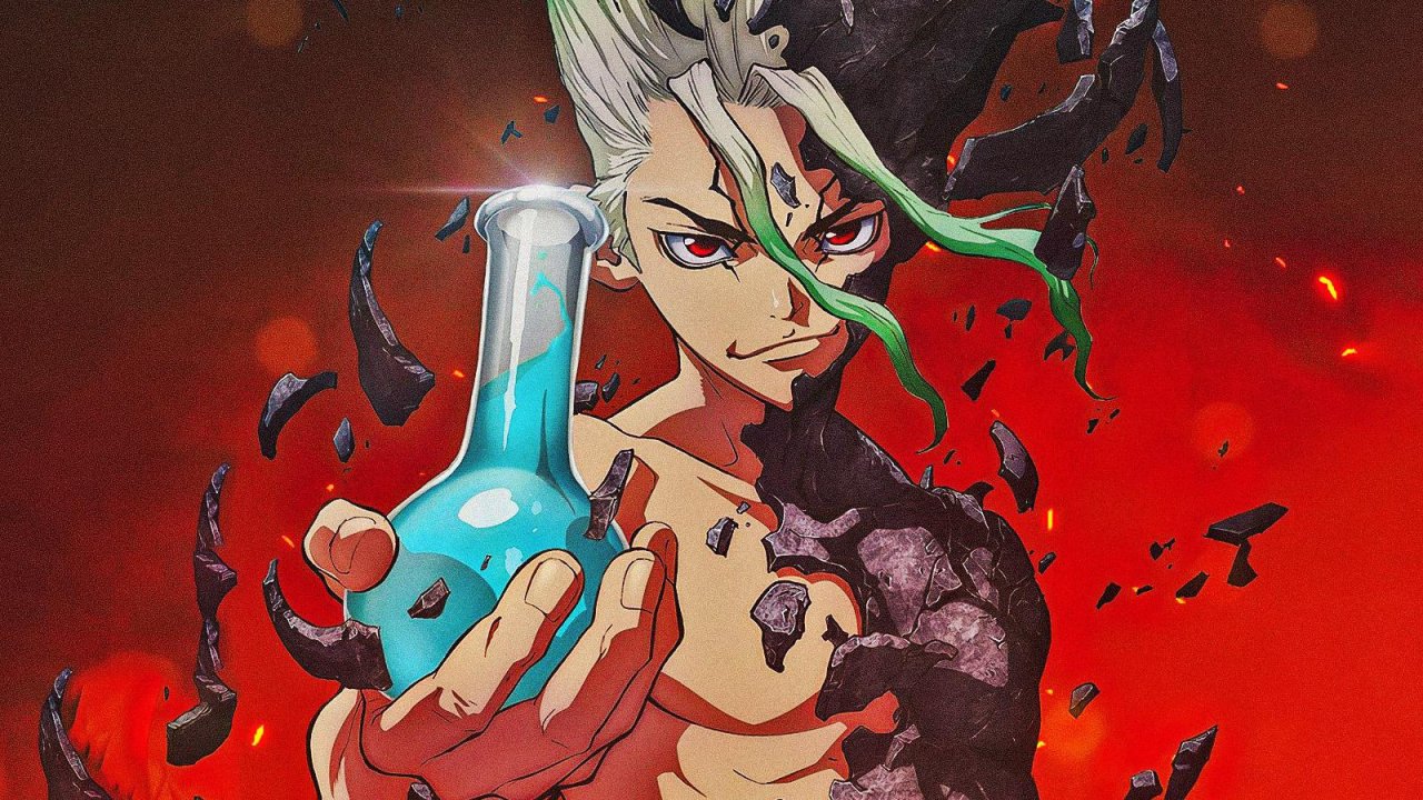 Dr. Stone, la recensione: uno scienziato pazzo salverà il mondo
