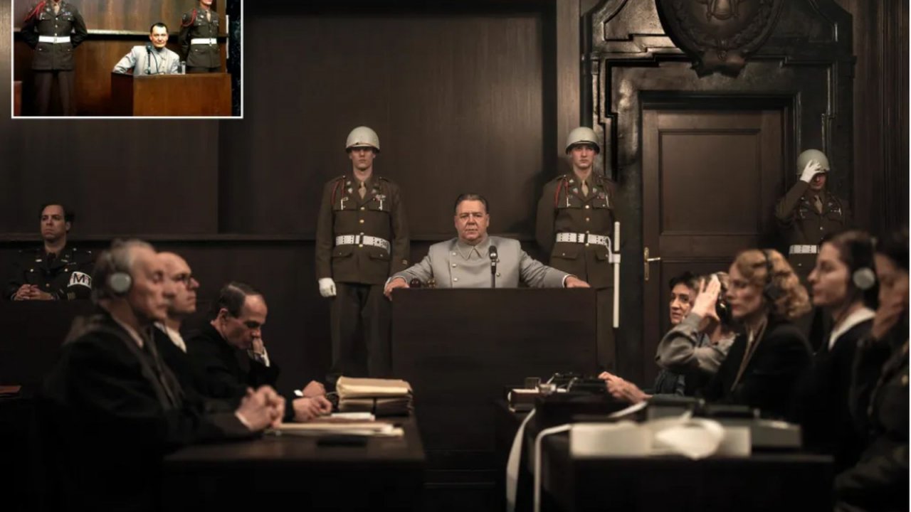 Russell Crowe in una scena di Nuremberg