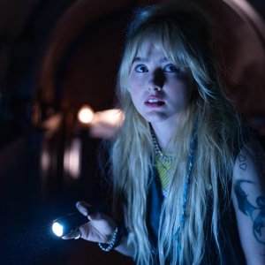 Abigail: Kathryn Newton in una scena del film