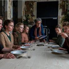 Le assaggiatrici: Silvio Soldini col suo cast tedesco durante una lettura sul set