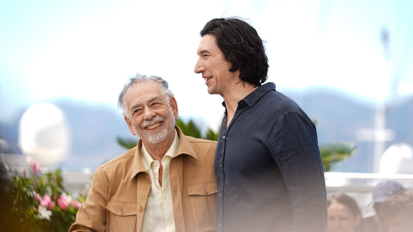 Francis Ford Coppola a Cannes 2024 insieme ad Adam Driver