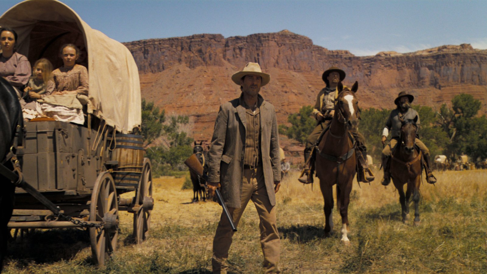 Il west di Kevin Costner in un'immagine di Horizon: An American Saga