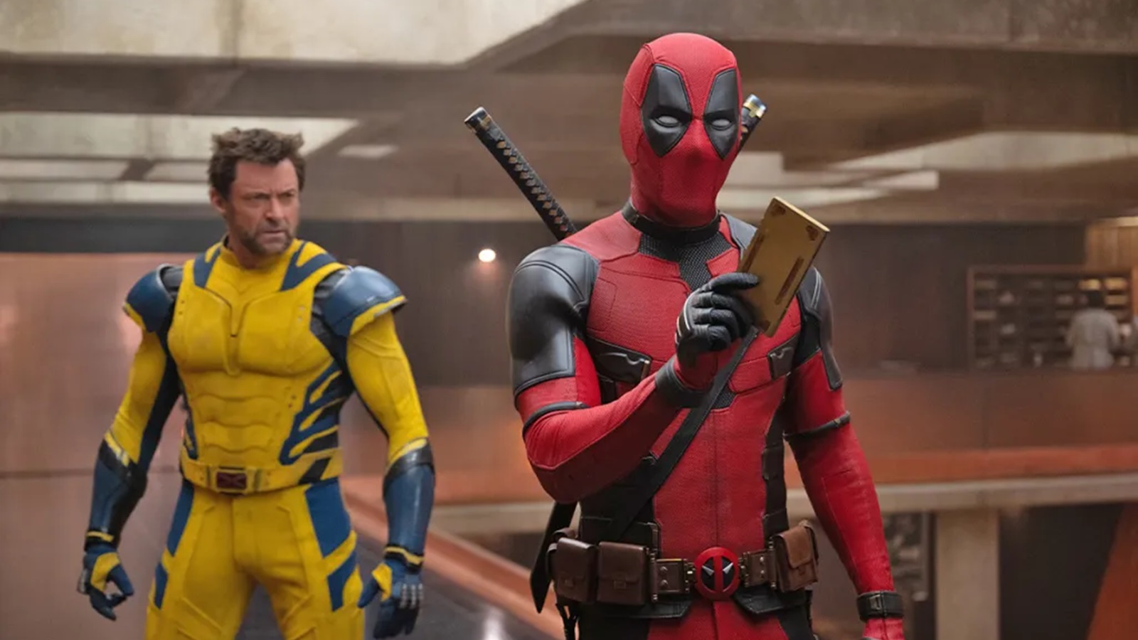 Hugh Jackman e Ryan Reynolds in un'immagine di Deadpool & Wolverine