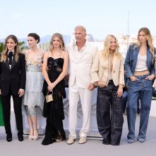 Horizon:  An American Saga - Chapter 1, il cast durante il photocall della 77ª edizione del Festival di Cannes