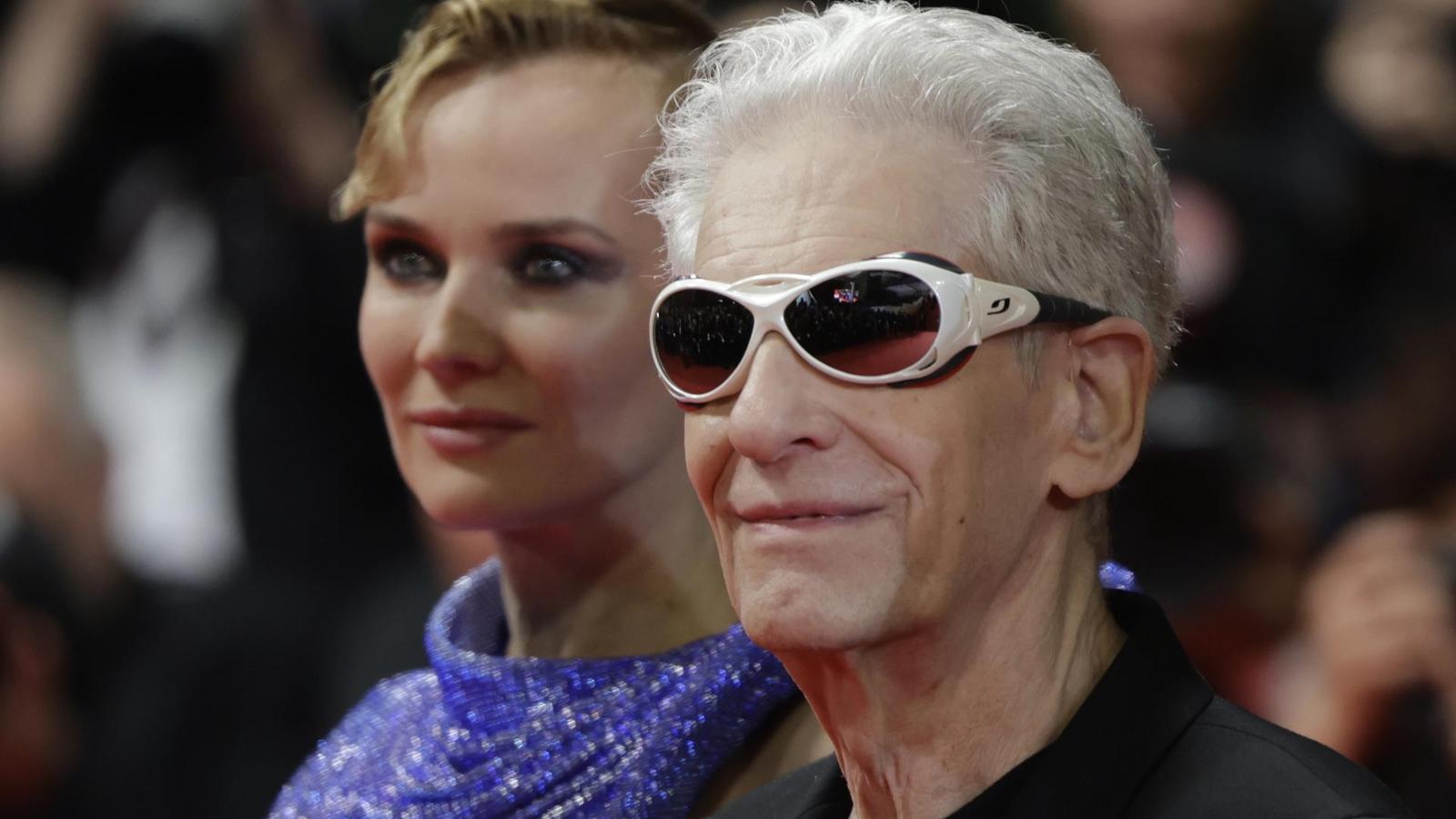 David Cronenberg e Diane Kruger a Cannes 2024