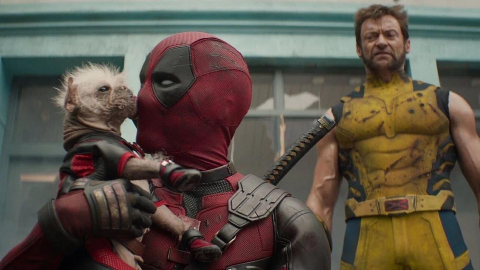 Uma foto do filme Deadpool & Wolverine