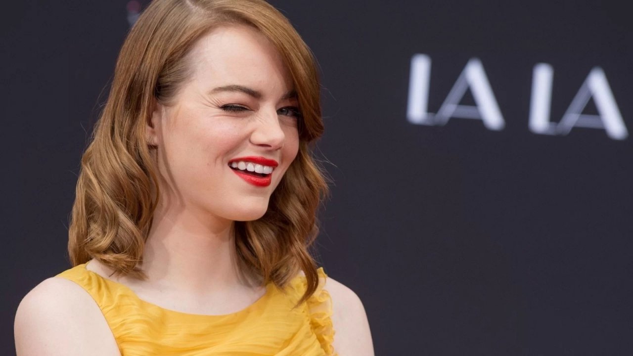Emma Stone alla premiere di La La Land