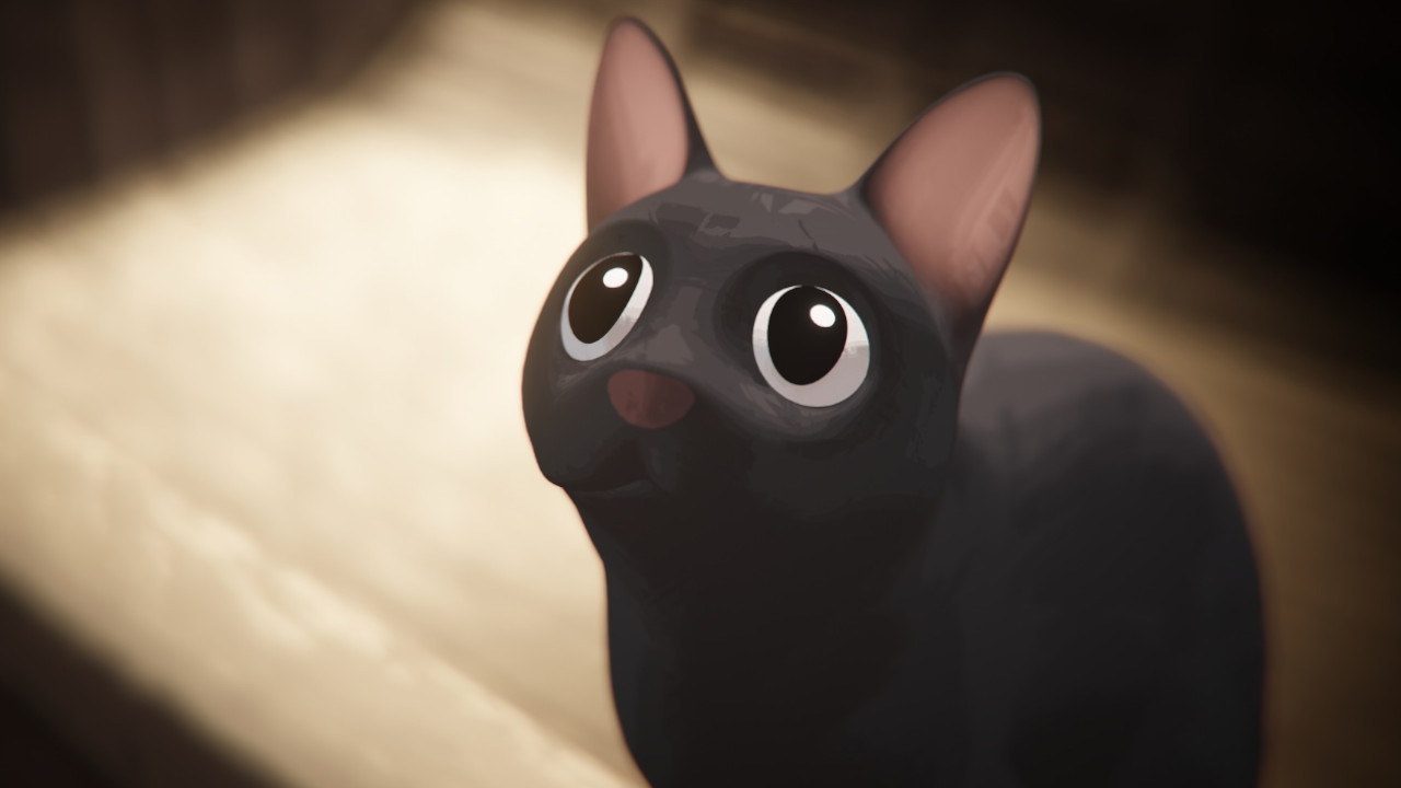 Il gatto protagonista del film Flow - Un mondo da salvare