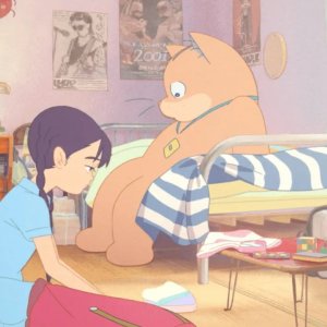 Ghost Cat Anzu: una scena del film anime