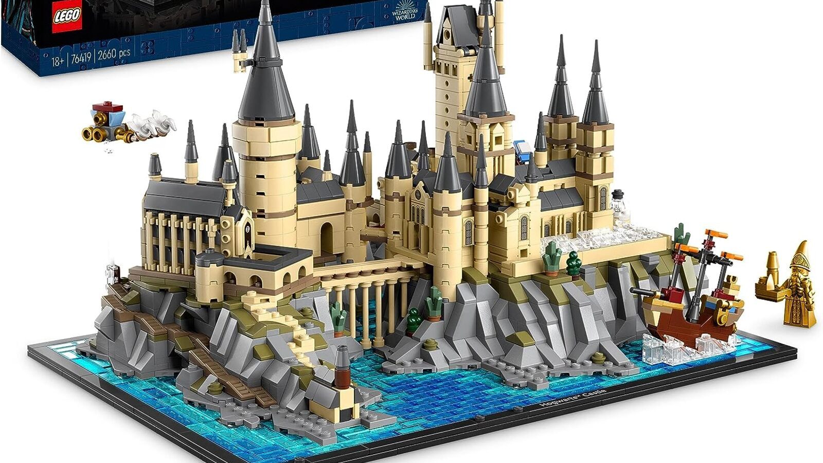 Immagine da Amazon del set LEGO Harry Potter di Hogwarts