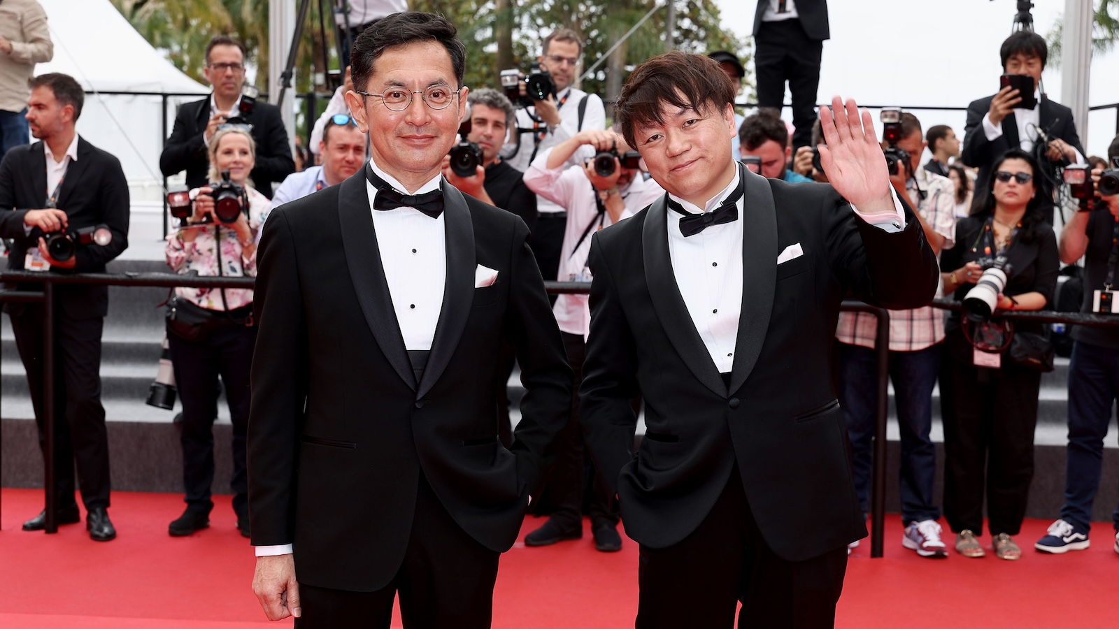 Gorō Miyazaki e Kenichi Yoda sul Tappeto Rosso di Cannes 2024