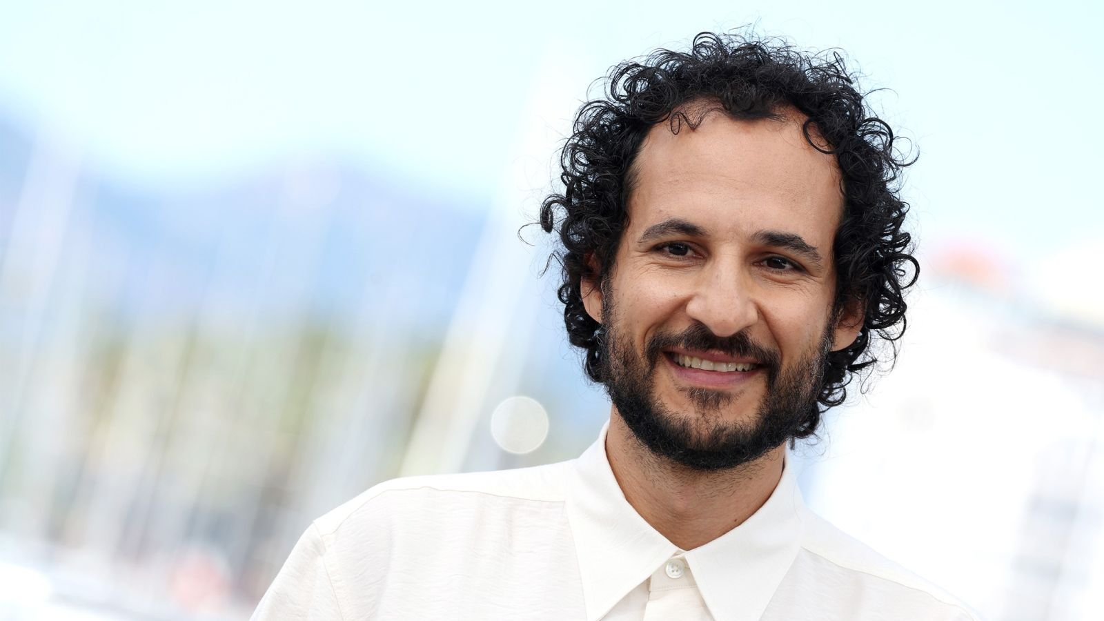 Un primo piano di Ali Abbasi, regista di The Apprentice, a Cannes 2024