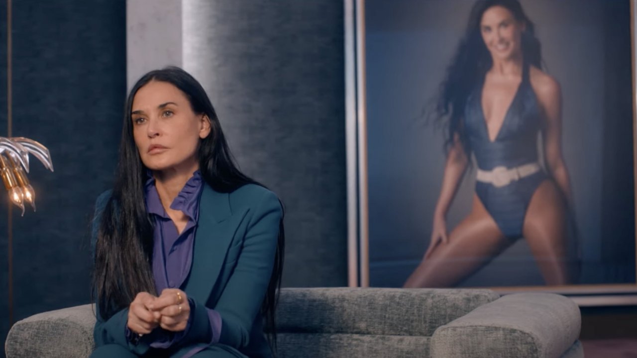 Demi Moore è l'attrice Elizabeth Sparkle in The Substance