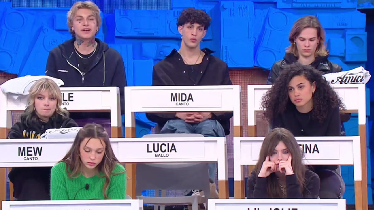 Una parte della classe di Amici 23