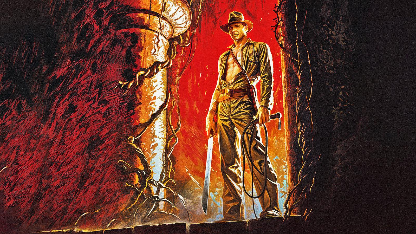 Un'immagine del secondo film della saga di Indiana Jones