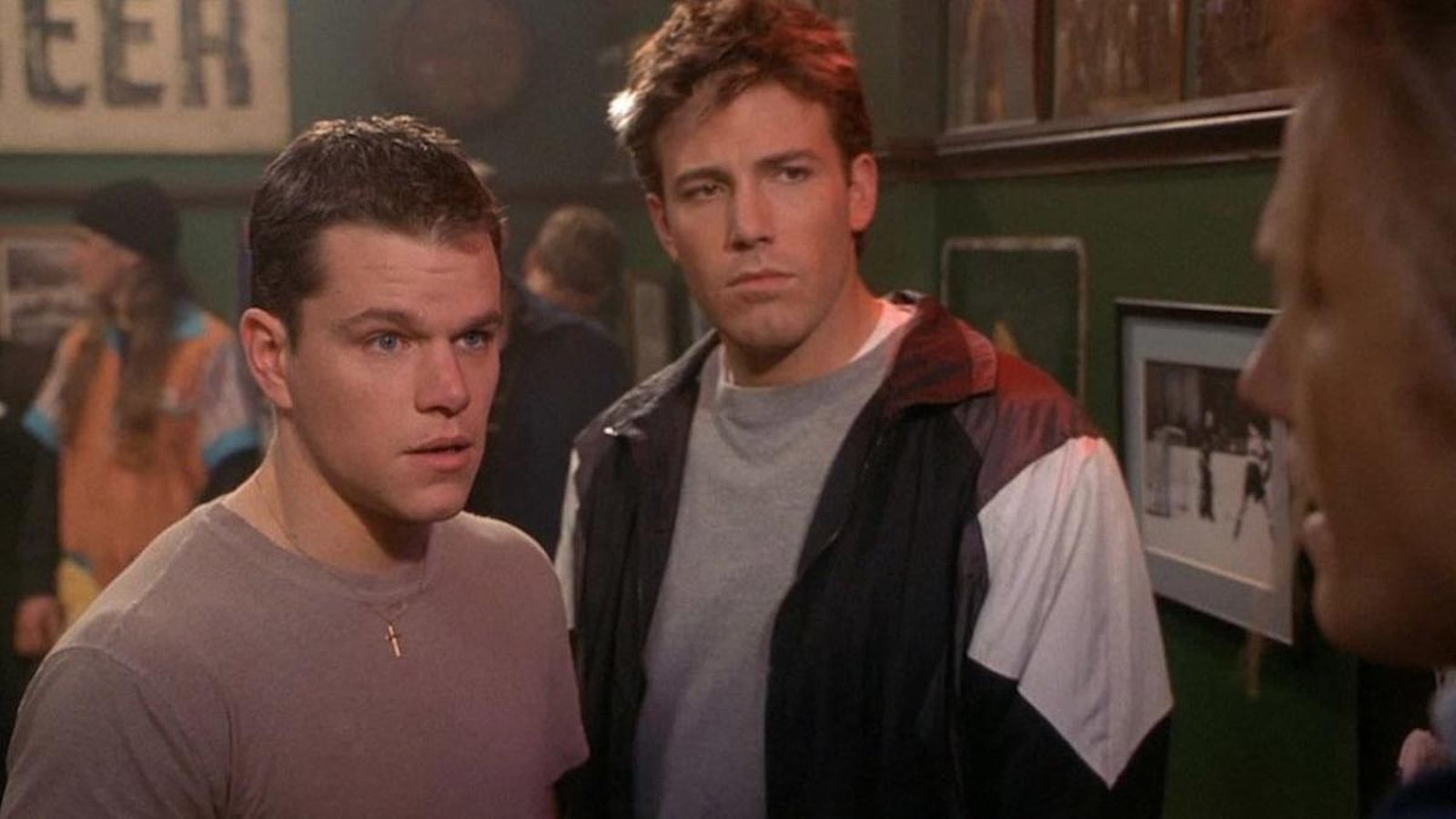 L'uomo dei sogni: le comparse Ben Affleck e Matt DamonKevin Costner ha ricordato di aver incontrato i 'ragazzi del college' B